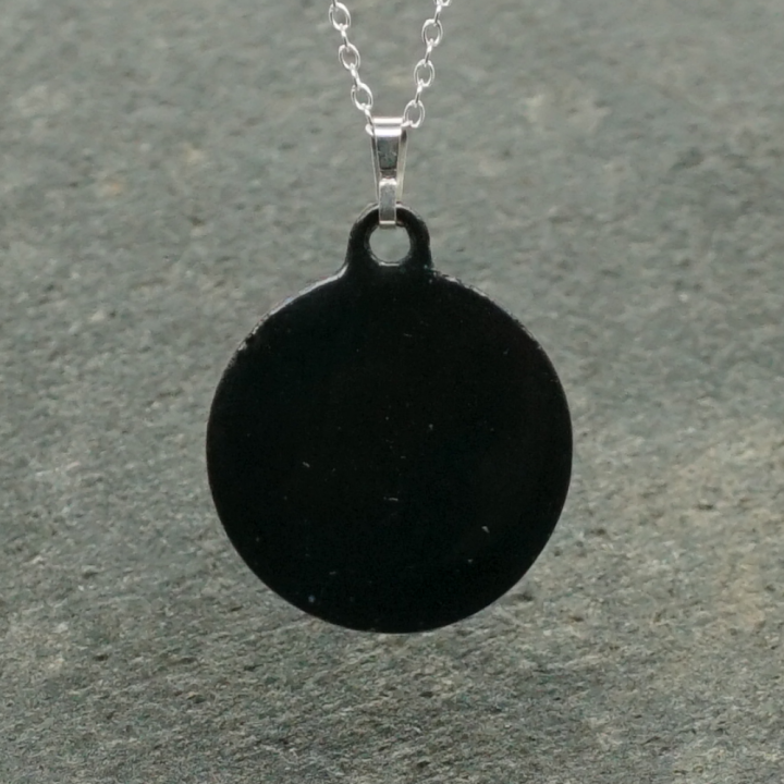 Pendentif émail Papillon Bleu - Bijou chrétien émaillé - Émail sur cuivre - Émaux Grand Feu - Fait main - Bijou artisanal